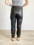 Rag & Bone Lambskin Leather Jogger Pajama Pants 26