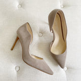 Nine West Suede Pointed Nude Pump Heels 6