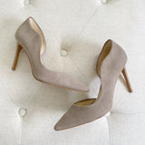 Nine West Suede Pointed Nude Pump Heels 6