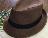 Tan Fedora Hat