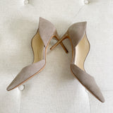 Nine West Suede Pointed Nude Pump Heels 6
