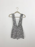 SHEIN Leopard Corduroy Overalls Small