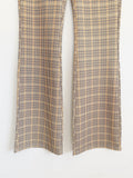 Boutique Flare High-rise Plaid Pants NWT Small