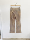 Boutique Flare High-rise Plaid Pants NWT Small