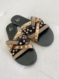 Bakers Studded Pearl Sandals size 6