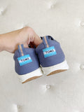 TOMS Del Rey Navy Rosegold Sneakers New 7.5