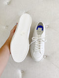 CLEAR by Dolce Vita Bryton Sneakers in white canvas 8