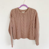 LA Hearts Knit Mauve Sweater Medium