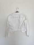 OLD NAVY White Denim Jean Jacket size Medium