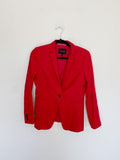 Banana Republic Red Boyfriend Blazer size 4