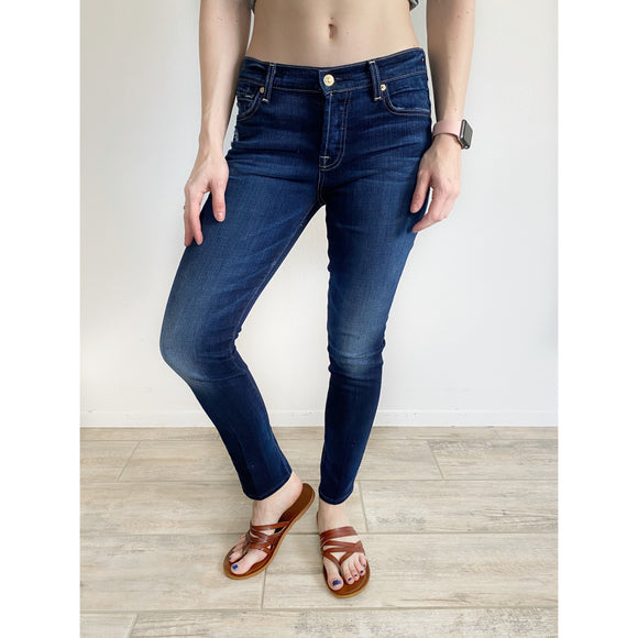 7 for all Mankind Josefina Skinny Boyfriend Jeans 25