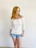 Forever 21 Off The Shoulder Top Medium