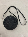 Woven Basket Crossbody Purse