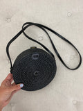 Woven Basket Crossbody Purse