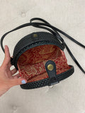 Woven Basket Crossbody Purse