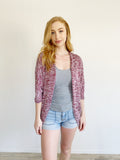 Knit Cardigan Sweater Medium