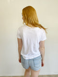 POPSUGAR Cotton Plain White Tee Medium