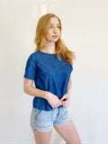 Levi's Denim Short Sleeve Top Medium