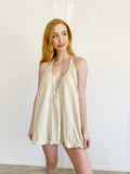 Free People Linen Tie Up Tank NWT XS