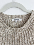 Made well Cream Knit Sleeveless Sweater XXS