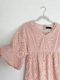 ROOLEE Eyelet Pink Dress size Small