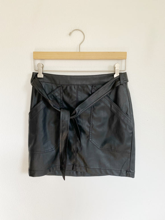 Express Faux Leather Skirt Size 4