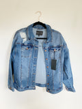 Kendall + Kylie Oversized Denim Jean Jacket NWT Small