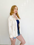 Old Navy Linen Utility Jacket XS