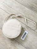 BAGGU Small Canvas Circle Purse