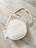 BAGGU Small Canvas Circle Purse