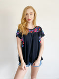 See and Be Seen Embroidered Blouse Medium