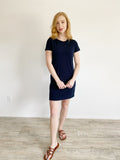 Michael Kors Navy Tee Dress Medium
