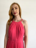 Calvin Klein Pink Formal Maxi Dress NWT Size 12