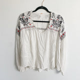 Free people Rock It Tonight Embroidered Blouse Small