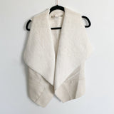 Chelsea & Violet Faux Fur Leather Vest Medium