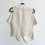 Chelsea & Violet Faux Fur Leather Vest Medium