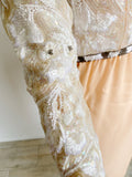 RICHILENE New York Vintage Beaded Formal Gown
