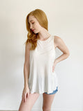 Haute Hippie Open Back Tank Top Small