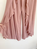 Vanilla Star Ruffle Mauve Palazzo Pants NWT Large