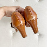 Sofft Miranda Cork Leather Heels 6