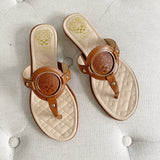 Vince Camuto Braida Quilted Leather Thong Sandals 6