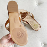 Vince Camuto Braida Quilted Leather Thong Sandals 6