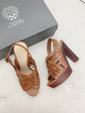 Vince Camuto Wooden Platform Heels 8.5
