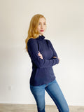 J. Crew the Navy Cotton Tissue Turtleneck Medium