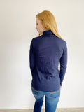 J. Crew the Navy Cotton Tissue Turtleneck Medium