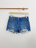 LEVI'S High Rise Denim Jean Shorts size 24