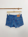 LEVI'S High Rise Denim Jean Shorts size 24