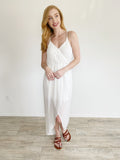 LUSH All White High Low Dress Small
