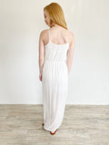 LUSH All White High Low Dress Small