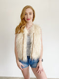 Hei Hei Anthropologie Faux Fur Vest Small